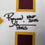 Framed Autographed/Signed Russ Grimm 35x39 HOF 2010 Washington Maroon Football Jersey JSA COA