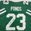 Autographed/Signed D'Angelo Ponds New York Green Football Jersey JSA COA