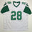 Autographed/Signed Bill Bradley Philadelphia White Football Jersey Beckett BAS COA