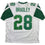 Autographed/Signed Bill Bradley Philadelphia White Football Jersey Beckett BAS COA