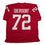 Autographed/Signed Dan Dierdorf Arizona Red Football Jersey Beckett BAS COA
