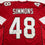 Autographed/Signed Isaiah Simmons Arizona Red Football Jersey Beckett BAS COA