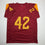Autographed/Signed Uchenna Nwosu USC Southern Cal Red College Football Jersey Beckett BAS COA