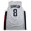 Autographed/Signed Joe Johnson United States USA Olympic White Basketball Jersey Beckett BAS COA