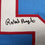 Autographed/Signed Robert Brazile Houston Blue Football Jersey JSA COA