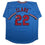 Autographed/Signed Jack Clark St. Louis Blue Baseball Jersey Beckett BAS COA