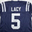 Autographed/Signed Kewan Lacy Ole Miss Blue College Football Jersey JSA COA