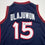 Autographed/Signed Hakeem Olajuwon United States USA Olympics Blue Basketball Jersey JSA COA