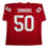 Autographed/Signed Ron Simmons Florida State FSU Red College Football Jersey Beckett BAS COA