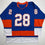 Autographed/Signed Alexander Romanov New York Blue Hockey Jersey JSA COA