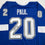 Autographed/Signed Nick Paul Tampa Bay Blue Hockey Jersey JSA COA