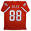 Autographed/Signed Jimmie Giles Tampa Bay Orange Football Jersey JSA COA