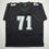 Autographed/Signed Jason Peters Philadelphia Black Football Jersey JSA COA