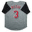Autographed/Signed Pokey Reese Cincinnati Grey Baseball Jersey Beckett BAS COA