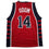 Autographed/Signed Lamar Odom United States USA Olympics Red Basketball Jersey JSA COA