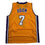Autographed/Signed Lamar Odom Los Angeles Yellow Basketball Jersey JSA COA
