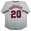 Autographed/Signed Jeff Burroughs Texas White Baseball Jersey Beckett BAS COA