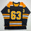 Autographed/Signed Brad Marchand Boston Black Hockey Jersey JSA COA