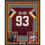 Framed Autographed/Signed Jonathan Allen 35x39 Washington Maroon Football Jersey JSA COA
