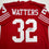 Autographed/Signed Ricky Watters San Francisco Red Football Jersey JSA COA