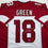 Autographed/Signed AJ Green Arizona White Football Jersey Beckett BAS COA