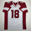 Autographed/Signed AJ Green Arizona White Football Jersey Beckett BAS COA