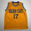 Autographed/Signed Chris Mullin Golden State Yellow Basketball Jersey Beckett BAS COA