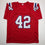 Autographed/Signed Ronnie Lippett New England Red Football Jersey Beckett BAS COA