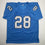 Autographed/Signed Omarion Hampton UNC North Carolina Light Blue College Football Jersey Beckett BAS COA