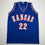 Autographed/Signed Darryn Peterson Kansas Blue College Basketball Jersey Beckett BAS COA