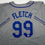 Autographed/Signed Chevy Chase Fletch Los Angeles Grey Baseball Jersey Beckett BAS COA