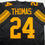 Autographed/Signed JT Thomas Pittsburgh Black Color Rush Football Jersey Beckett BAS COA