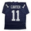 Autographed/Signed Abdul Carter Penn State Blue College Football Jersey Beckett BAS COA