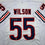 Autographed/Signed Otis Wilson Chicago White Football Jersey Beckett BAS COA