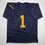 Autographed/Signed Braylon Edwards Michigan Blue College Football Jersey Beckett BAS COA