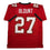 Autographed/Signed LeGarrette Blount Tampa Bay Red Football Jersey JSA COA