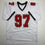 Autographed/Signed Simeon Rice Tampa Bay White Football Jersey JSA COA