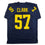 Autographed/Signed Frank Clark Michigan Blue College Football Jersey JSA COA