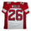 Autographed/Signed Chris Beanie Wells Arizona White Football Jersey PSA/DNA COA