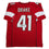 Autographed/Signed Kenyan Drake Arizona Red Football Jersey Beckett BAS COA