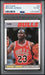 Graded 1987 Fleer Michael Jordan #59 2nd Year Basketball Card PSA 6 EX-MT