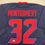 Autographed/Signed David Montgomery Houston Blue Alternate Football Jersey Beckett BAS COA