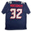 Autographed/Signed David Montgomery Houston Blue Football Jersey Beckett BAS COA
