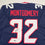 Autographed/Signed David Montgomery Houston Blue Football Jersey Beckett BAS COA