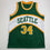 Autographed/Signed Xavier McDaniel Seattle Green Basketball Jersey Beckett BAS COA