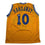Autographed/Signed Tim Hardaway Golden State Yellow Basketball Jersey Beckett BAS COA