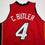 Autographed/Signed Caron Butler Miami Red Basketball Jersey Beckett BAS COA