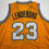 Autographed/Signed Yaxel Lendeborg Michigan Yellow College Basketball Jersey JSA COA