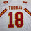 Autographed/Signed Emmitt Thomas Kansas City White Football Jersey PSA/DNA COA