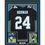 Framed Autographed/Signed Josh Norman 35x39 Carolina Black Football Jersey JSA COA